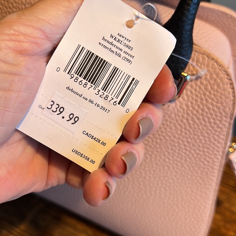 🌹 NWT ~ Authentic PEBBLED LEATHER.                                🌹 BLUSH PINK - Picture 11 of 11
